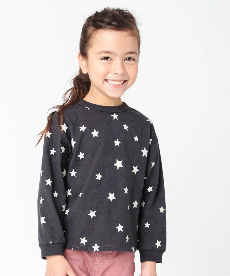 日本 BREEZE - 正反OK！圓領百搭長袖大學T-橫條紋-黑白