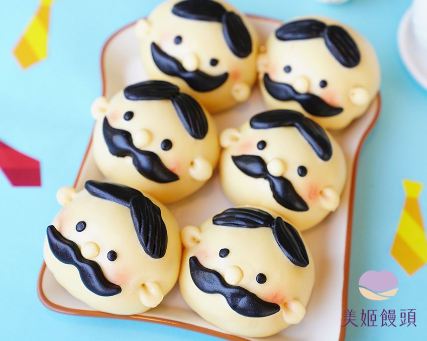 美姬饅頭 - 爸氣活菌豬鮮乳造型肉包 (6入)-50g