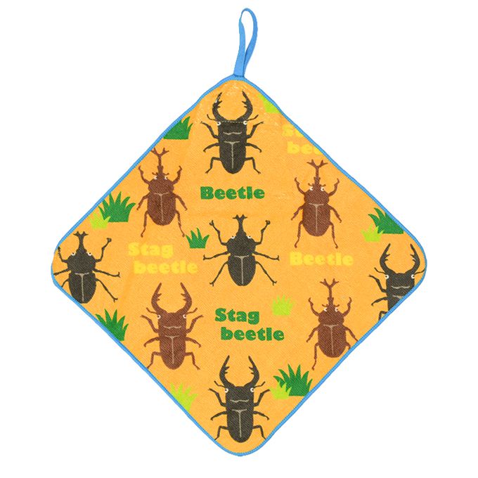 akachan honpo - 擦手巾5條組-昆蟲 (25×25cm)