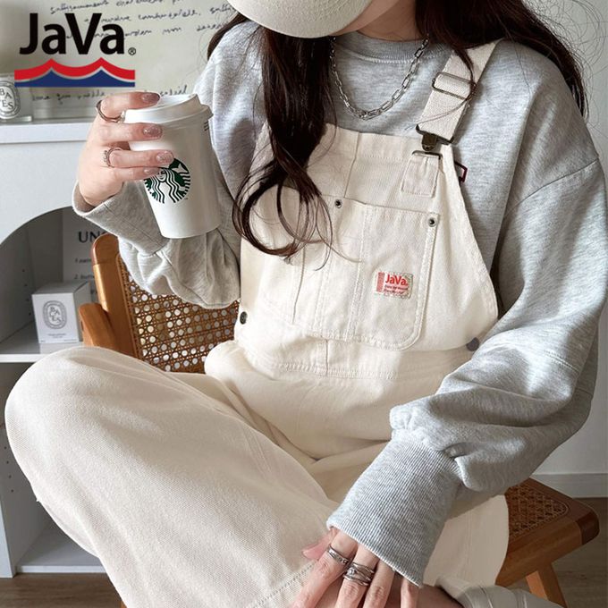 日本 Classical Elf - 美式經典百搭吊帶褲-軍綠