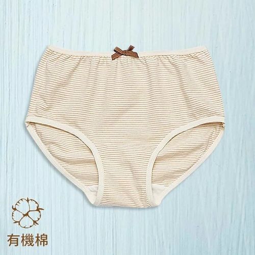 女童apos有機棉榆木條紋三角褲