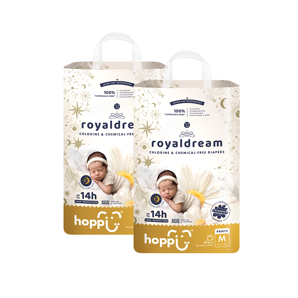 royaldream 皇家系列嬰兒尿布－褲型(M)－42片－2袋