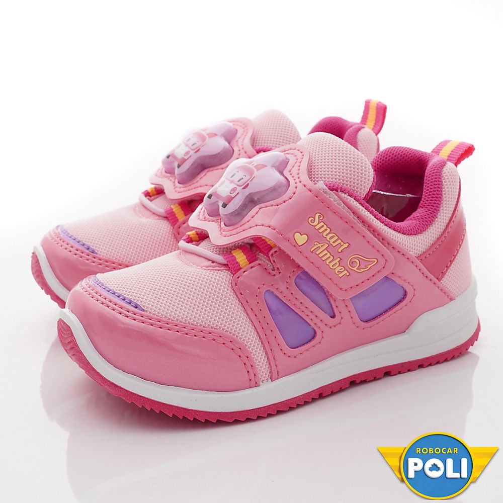 POLI 波力救援小英雄 - 台灣製POLI電燈運動鞋(中小童段)-運動鞋-粉