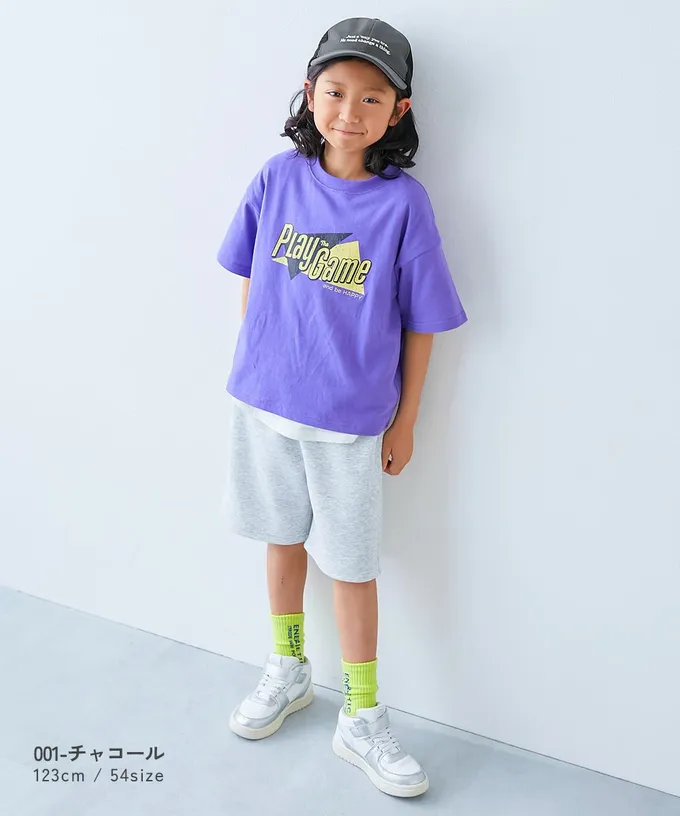 日本 devirock - 透氣網眼休閒卡車帽(可親子裝)-小花-紫羅蘭