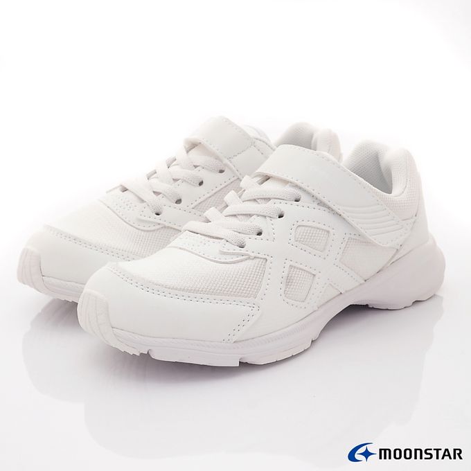 Moonstar日本月星 - 純白運動機能童鞋-AGJ0011白(中大童)-運動鞋-白