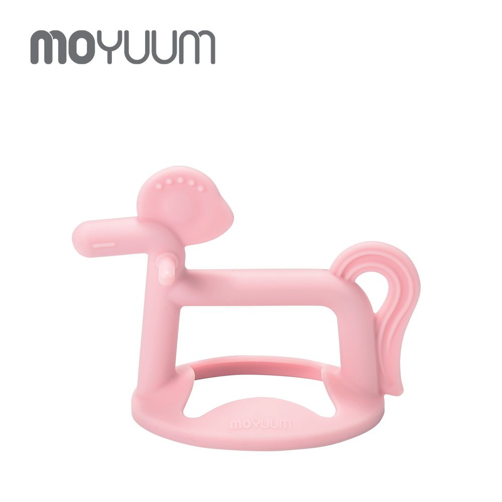 白金矽膠手環固齒器-飛飛馬-櫻花粉