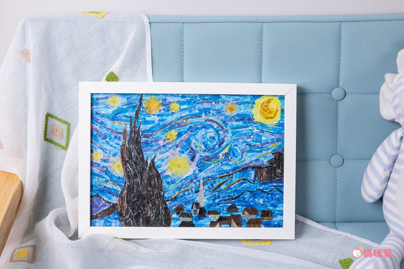 韓國 Sinwoo - 油畫馬賽克紙膠帶著色組-世界名畫-12色