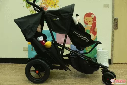 英國 Micralite twofold 多功能輕便雙人推車