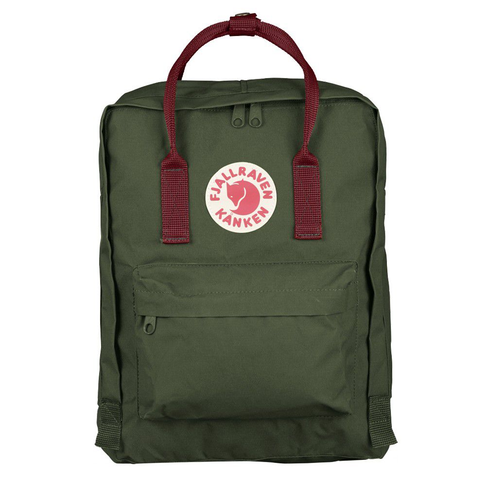 FJALLRAVEN - Kanken Classic後背包-森林綠/公牛紅