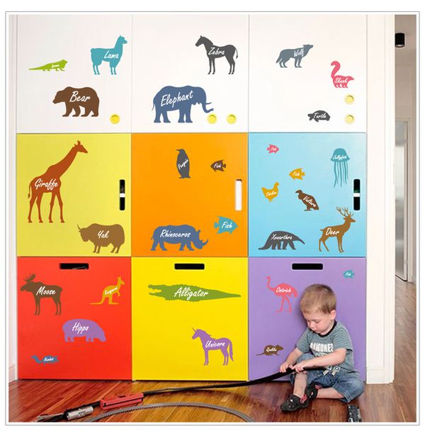 JB Design - 時尚壁貼-北歐風動物樂園 (70cm*50cm)