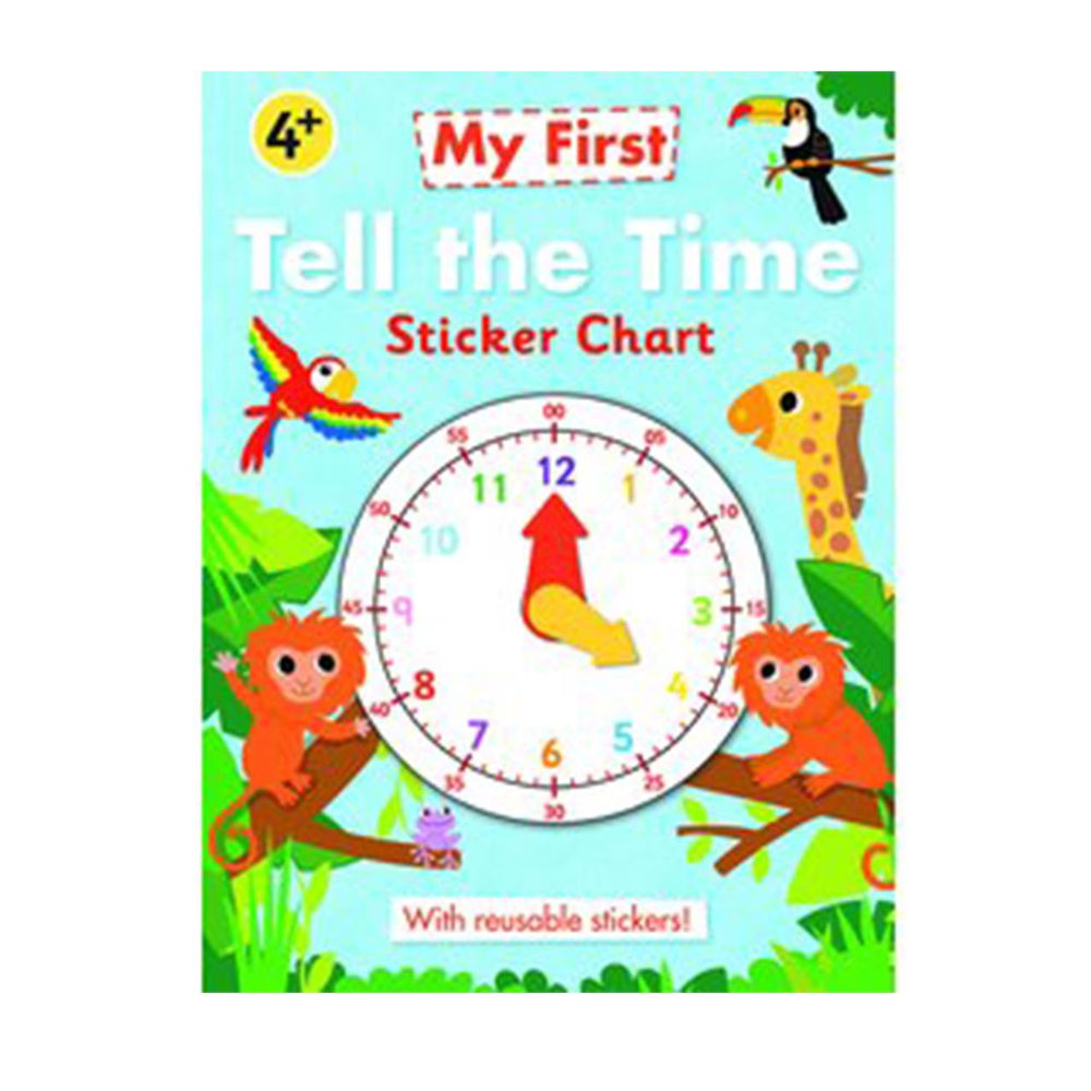 Kidschool - My First Sticker Books Tell the Time 我的第一本時間學習書