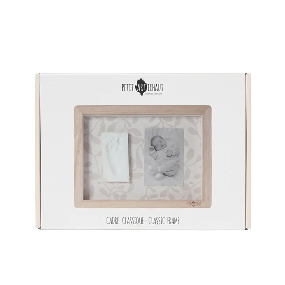 經典二合一手腳印DIY相框套組-灰