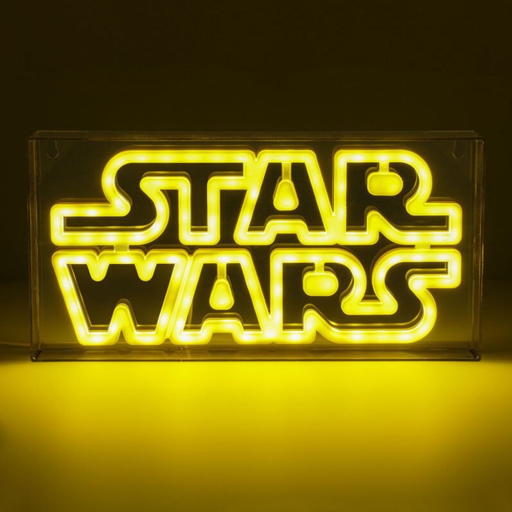 星際大戰 STAR WARS 電影經典 LOGO燈 炫黃霓虹燈