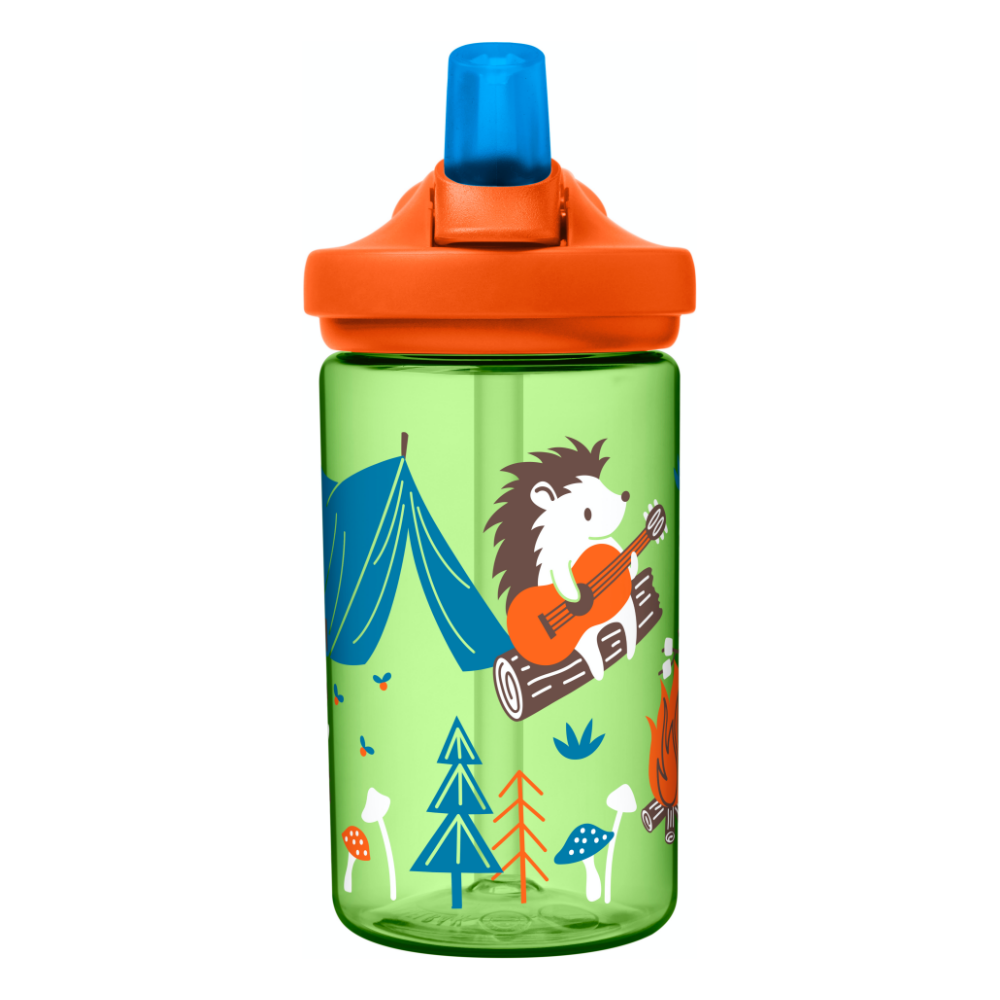 CamelBak - EDDY+ 兒童吸管運動水瓶-露營刺蝟-400ml