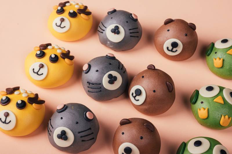 叁和院 - 可愛萌包子-宇宙人雙層紫心包-彩盒 (3入)-40g/顆