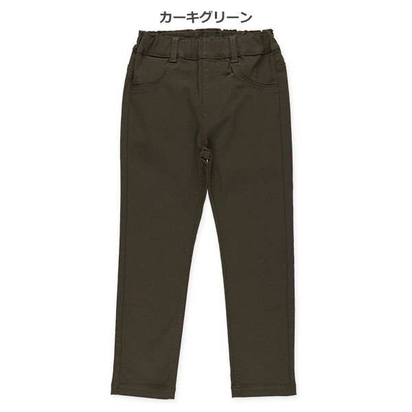 日本西松屋 - 彈性好動百搭長褲-卡其