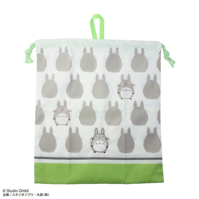 日本千趣會 - 貓巴士刺繡印花束口收納袋-橘 (S(約20×19cm))