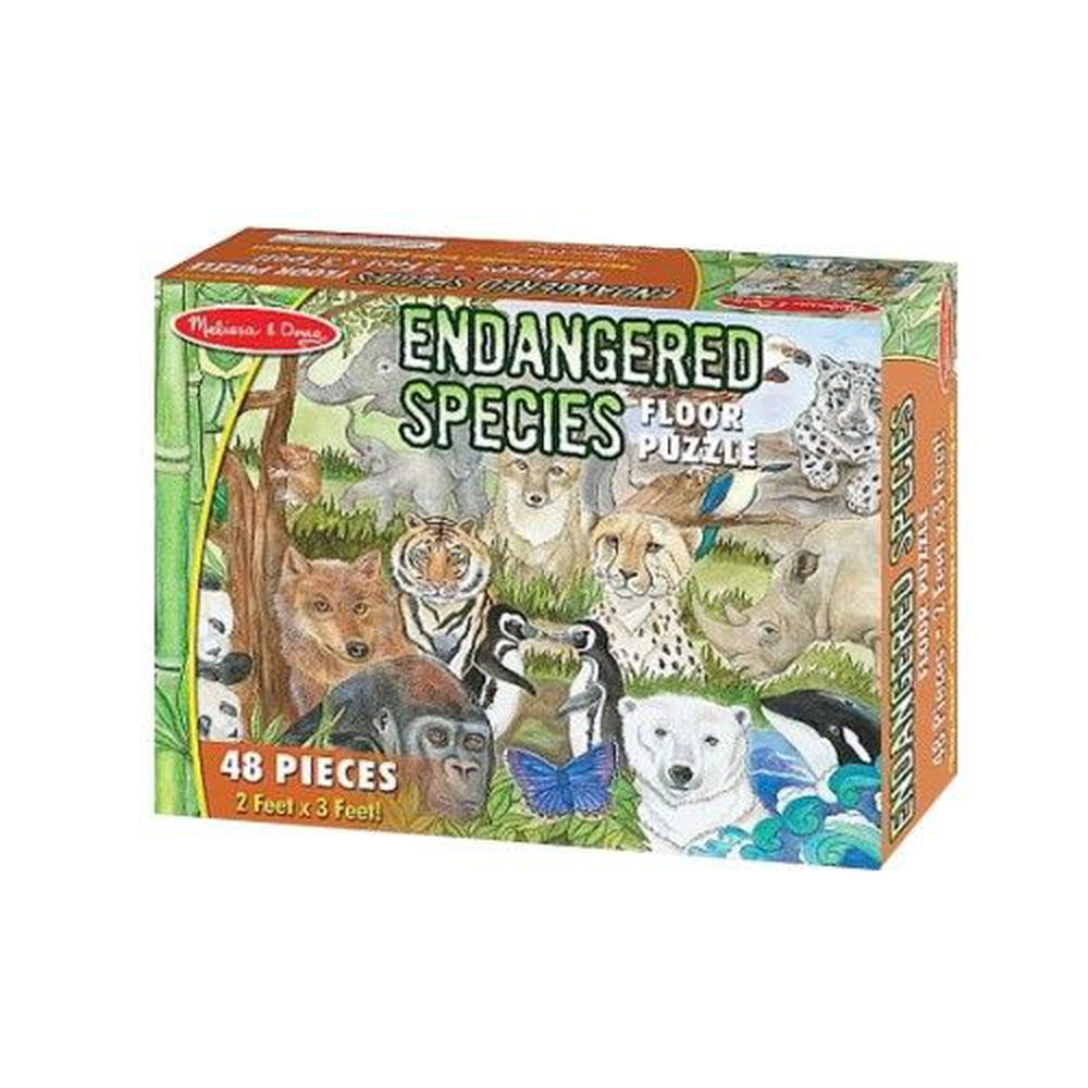 美國瑪莉莎 - MD 地板拼圖-保育類動物-48片