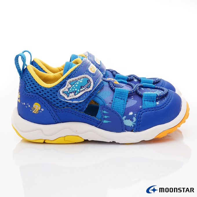 Moonstar日本月星 - 速乾公園鞋系列童鞋-CRC23345藍(中小童段)-機能運動鞋-藍