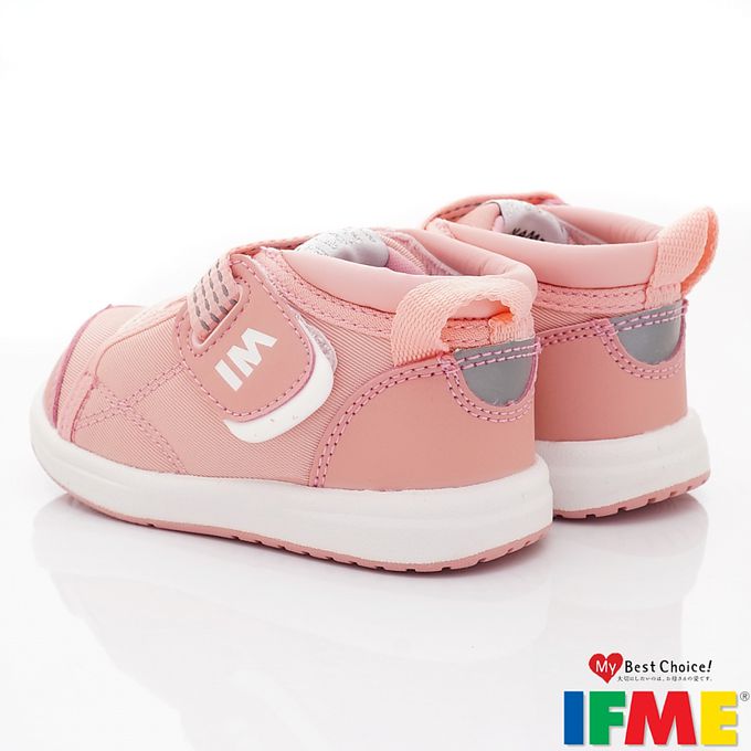 日本IFME - 護踝寶寶機能學步鞋-IF20-330601粉紅(寶寶段)-學步鞋-粉紅