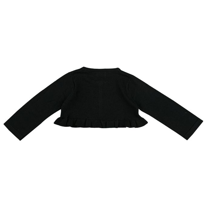 akachan honpo - 針織小外套-黑色