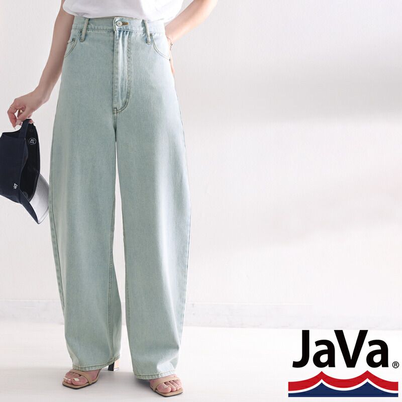 日本 Classical Elf - 100%棉 厚磅丹寧繭型長褲-米杏