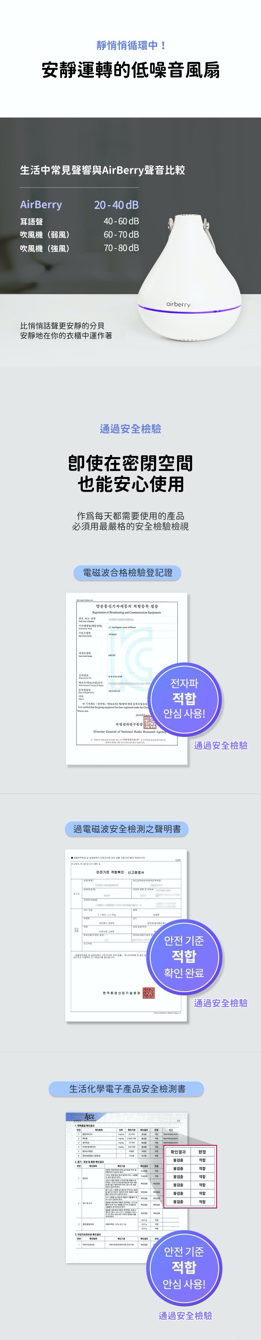 韓國 airberry - 智能衣櫃管理雙機組-除濕/殺菌機X1(附除濕膠球1包3入)，香氛/空氣循環機X1(附春日櫻花香氛片3個)