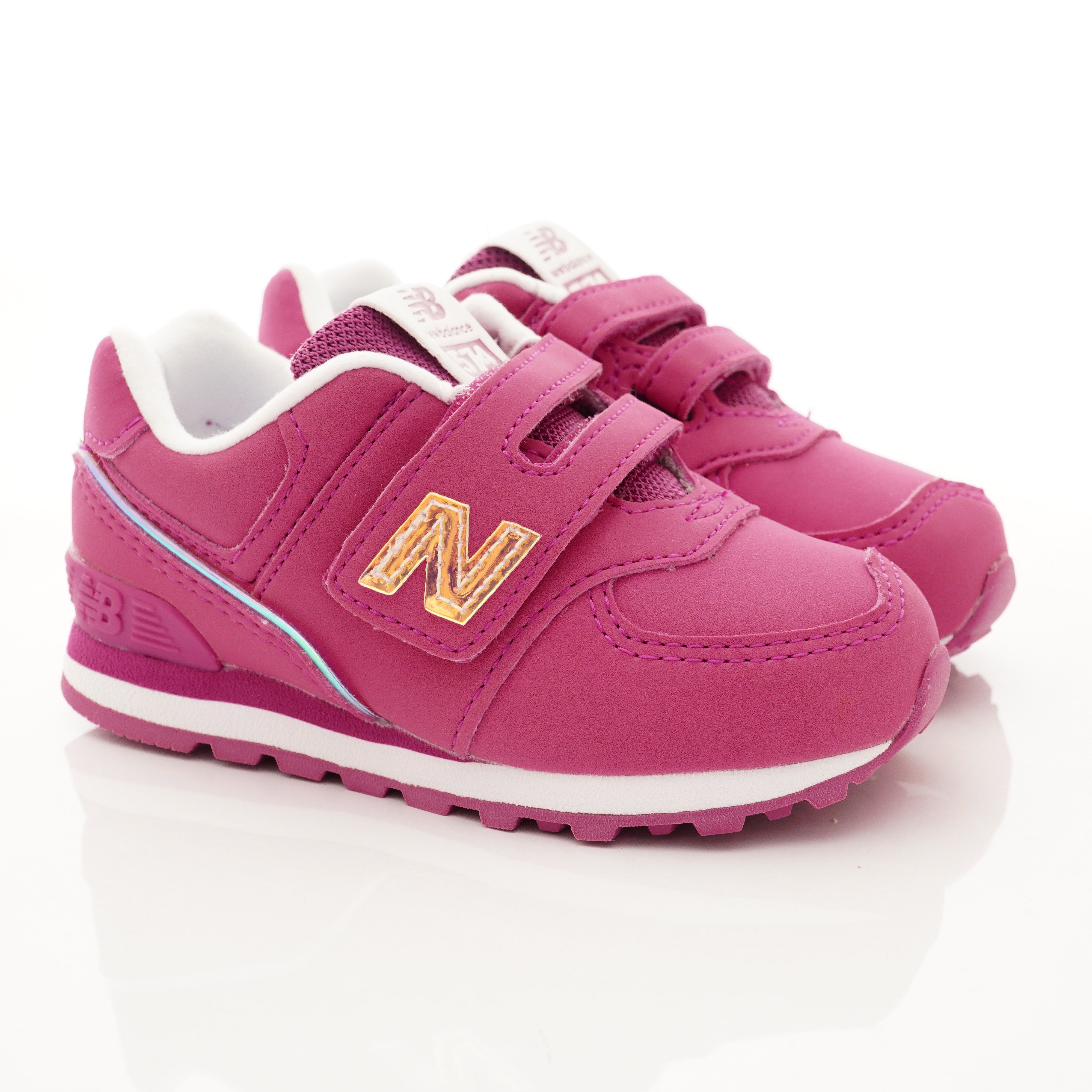 New Balance - 機能童鞋-炫亮574系列學步鞋(寶寶段)-桃