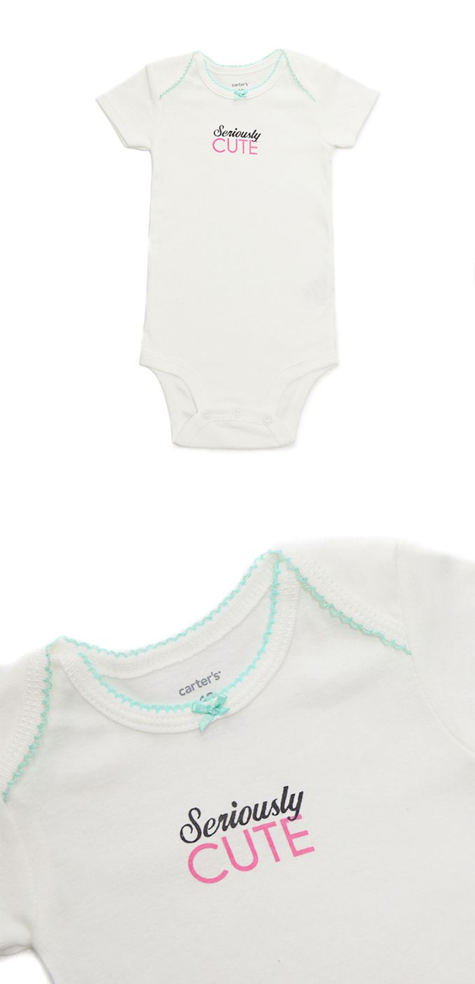 美國 Carter's - 貓熊短袖+長袖包屁衣+長褲3件組