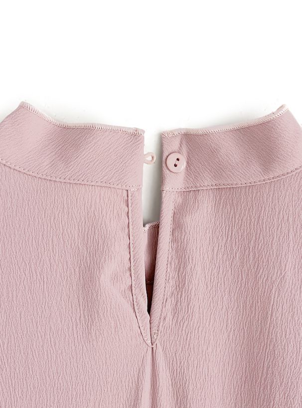 日本 GRL - 捲捲邊浪漫荷葉短袖洋裝-經典黑 (F)