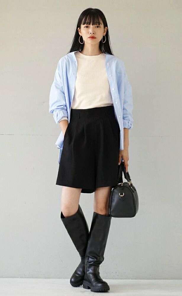 日本 zootie - 舒膚羅紋彈性刷毛薄長袖上衣-圓領-祖母綠