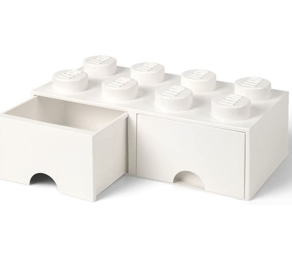 Room Copenhagen - 樂高 LEGO® 八凸抽屜收納箱(多色可選) (白色)