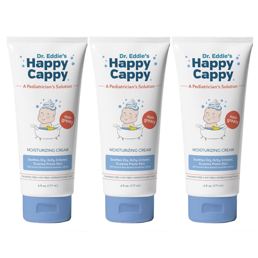 Happy Cappy 快樂貝比 - 修護霜-177ml-三入特惠組