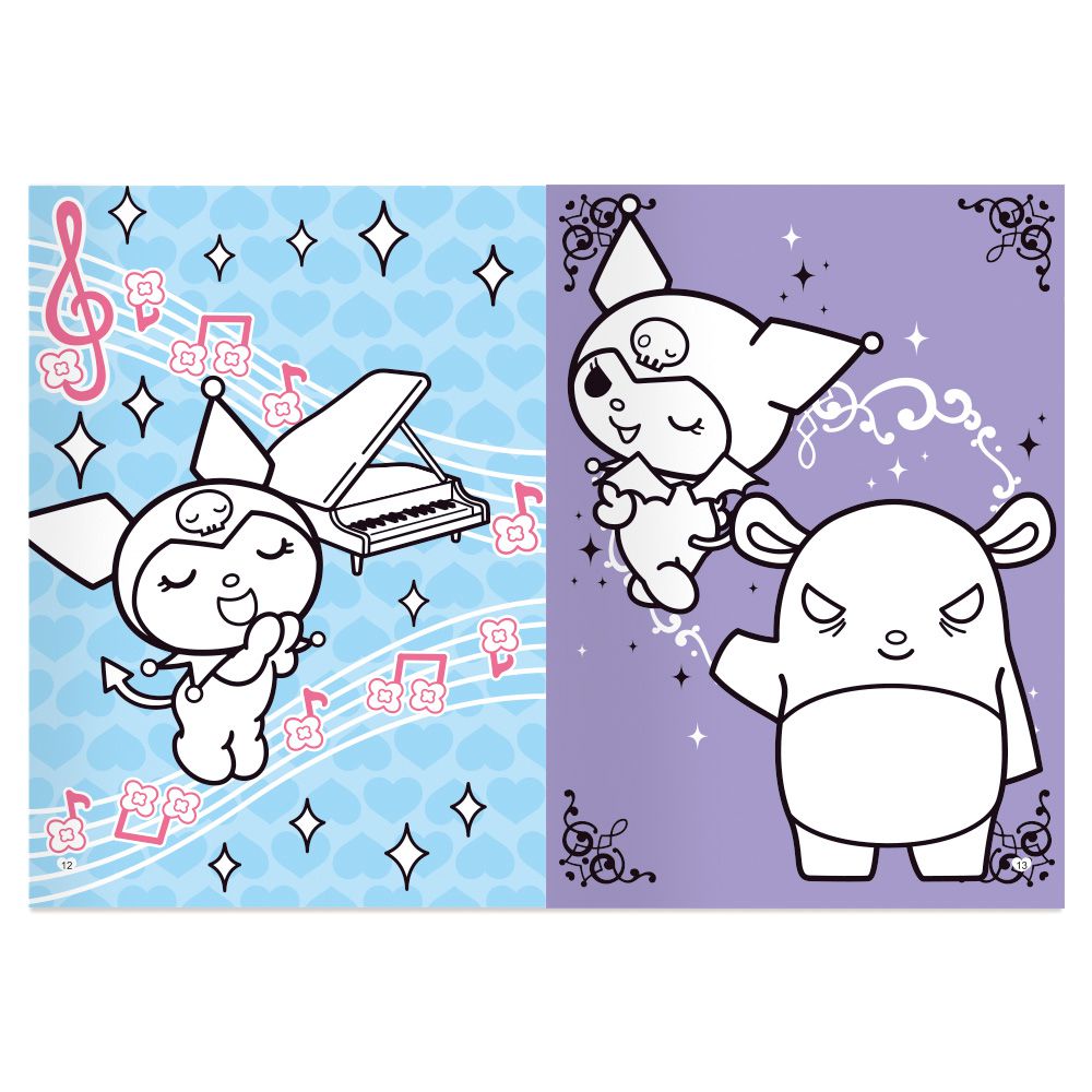 KUROMI愛塗鴉:淘氣酷洛米著色畫