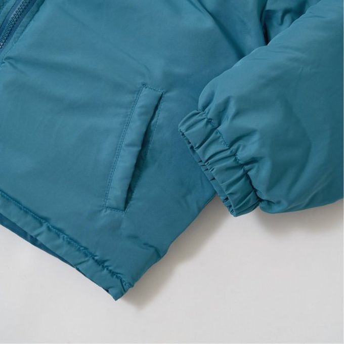 日本 b-ROOM - 萬能蓬鬆百搭溫暖鋪棉外套-淺灰