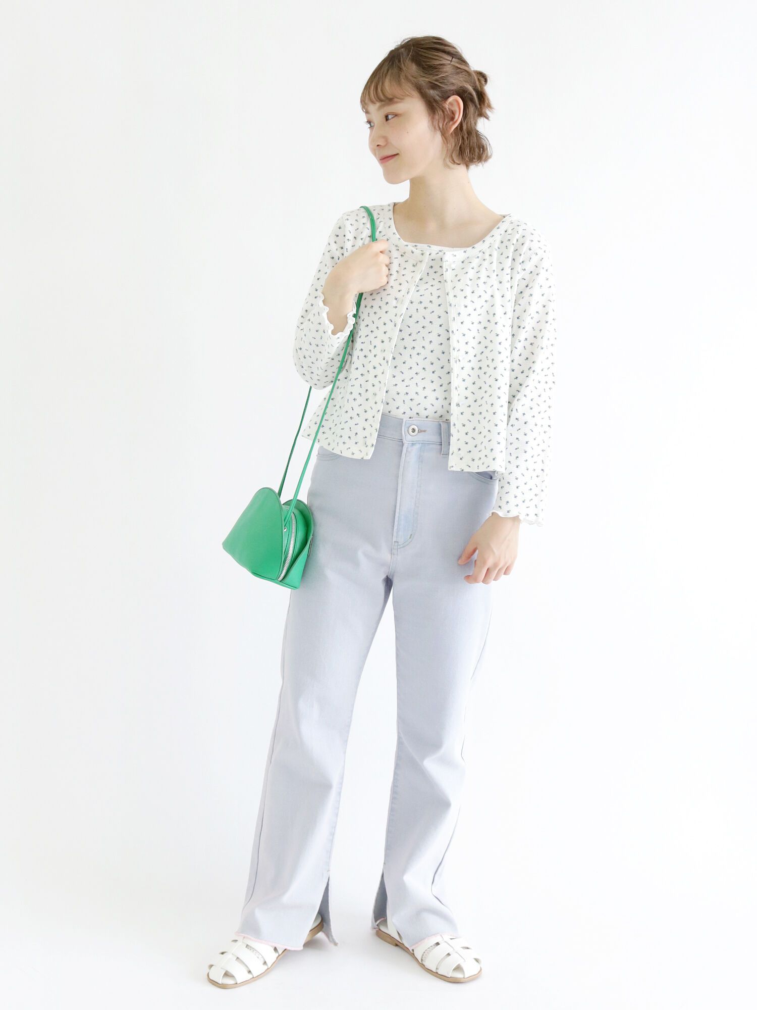 日本 ehka sopo - 簡約質感透氣無袖上衣-素色-亞麻