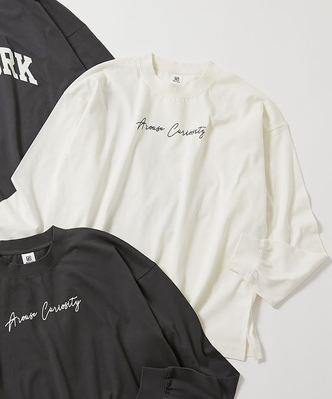 日本 devirock - [大人] 100%棉 定番印花長袖上衣-小熊領巾-濃綠