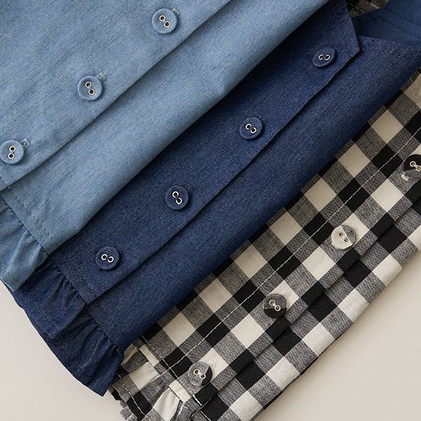 日本 Lycee mine - 甜美又帥氣荷葉短褲套裝-水藍