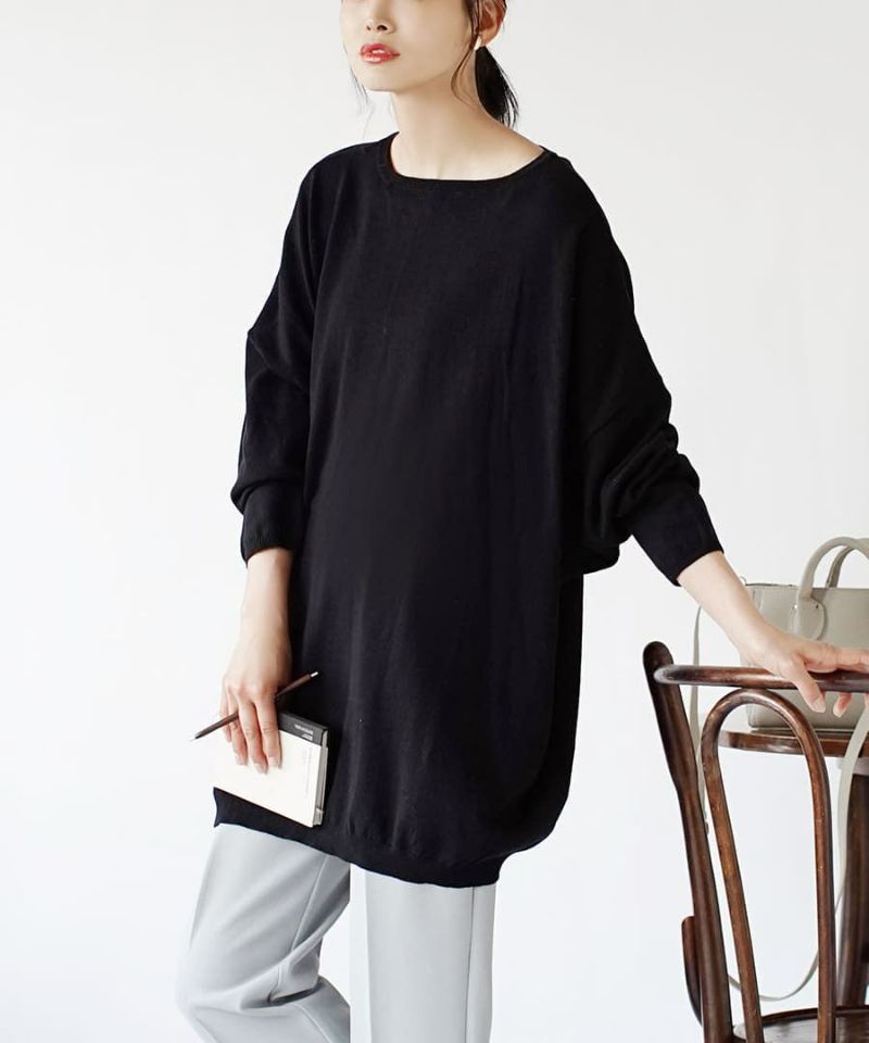 日本 zootie - 純棉薄針織飛鼠長袖上衣-蜜桃