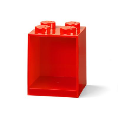 Room Copenhagen - LEGO樂高四凸置物架 (紅色)