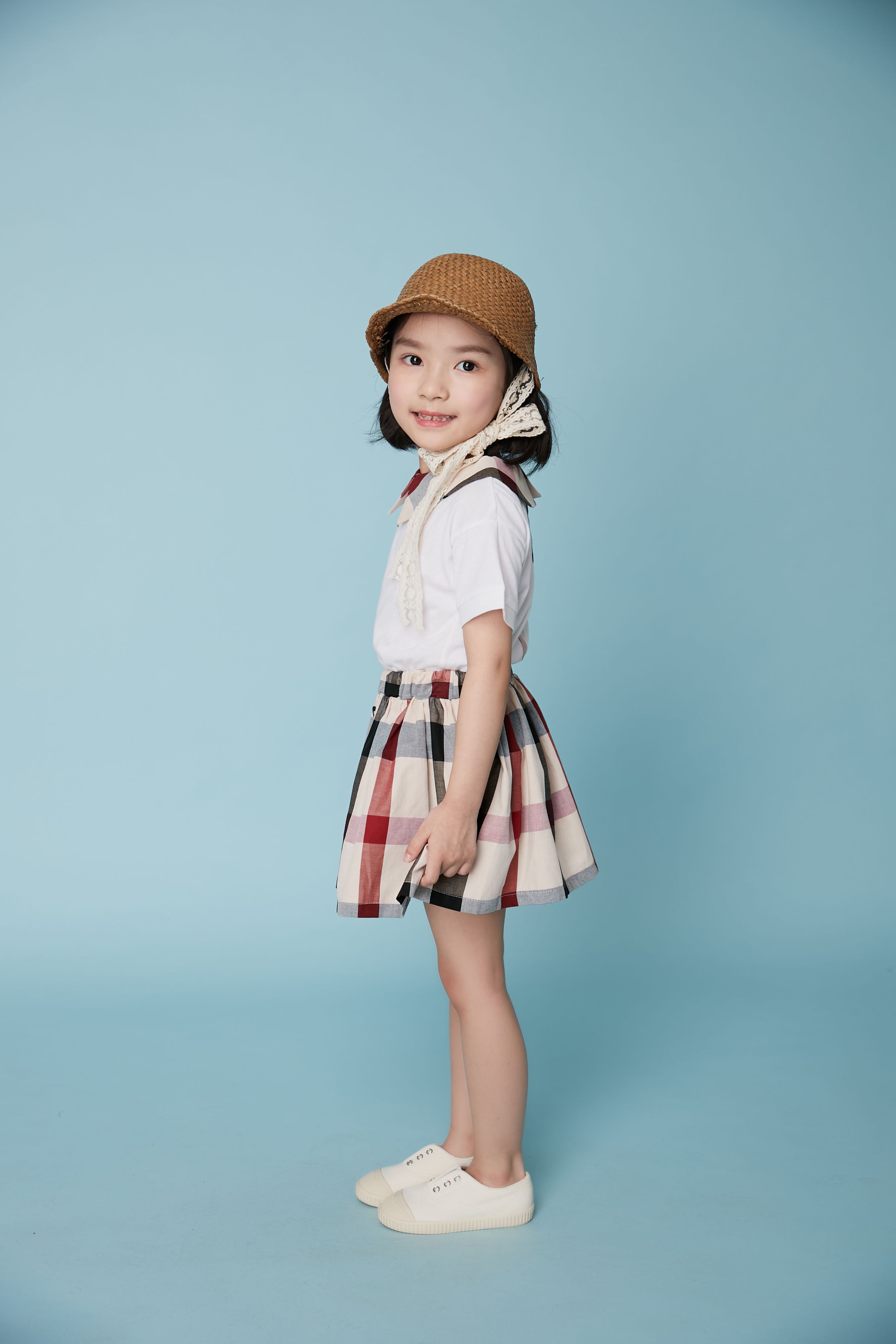 韓國 Coco Bang - 水手花苞袖上衣-白