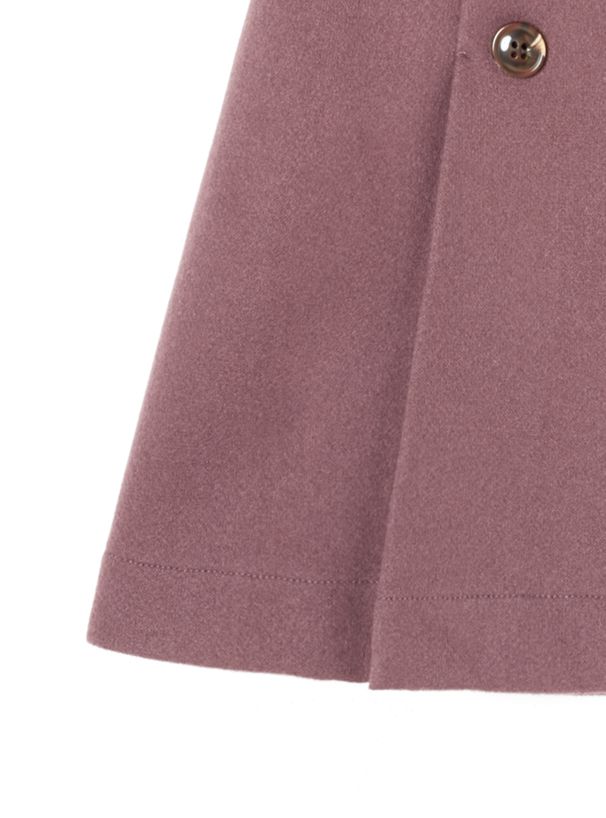 日本 GRL - 英倫風A字修身短裙-可可棕