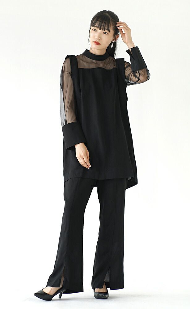 日本 zootie - 前開衩垂墜感西裝褲-淺卡其