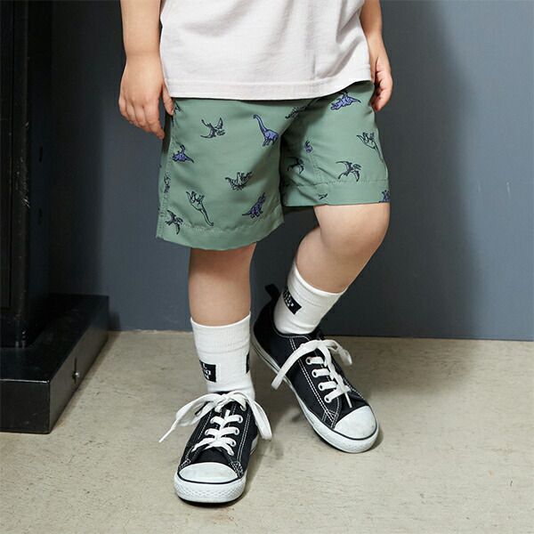 日本 b-ROOM - 玩水OK！潑水加工輕便短褲-卡其