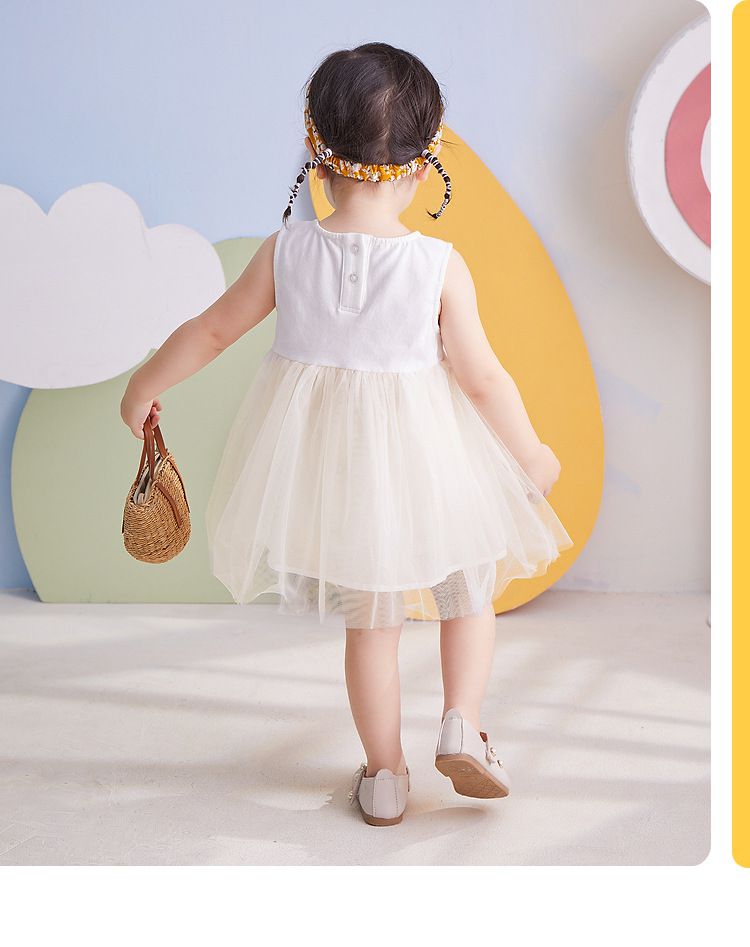 甜美網紗背心洋裝-微笑柳丁-紅色