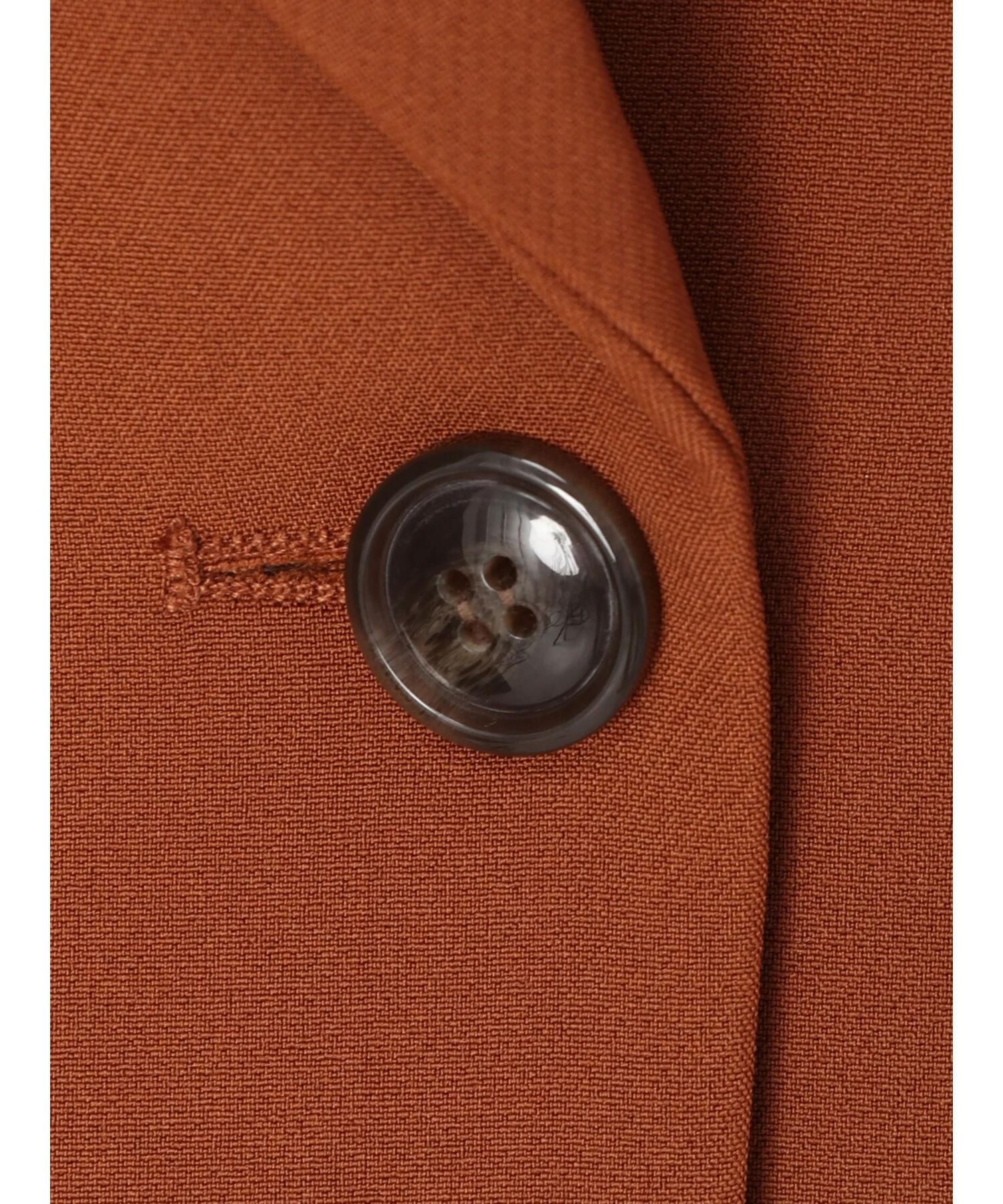 日本 ELENCARE DUE - 率性側開衩扣帶無袖西裝外套-黑