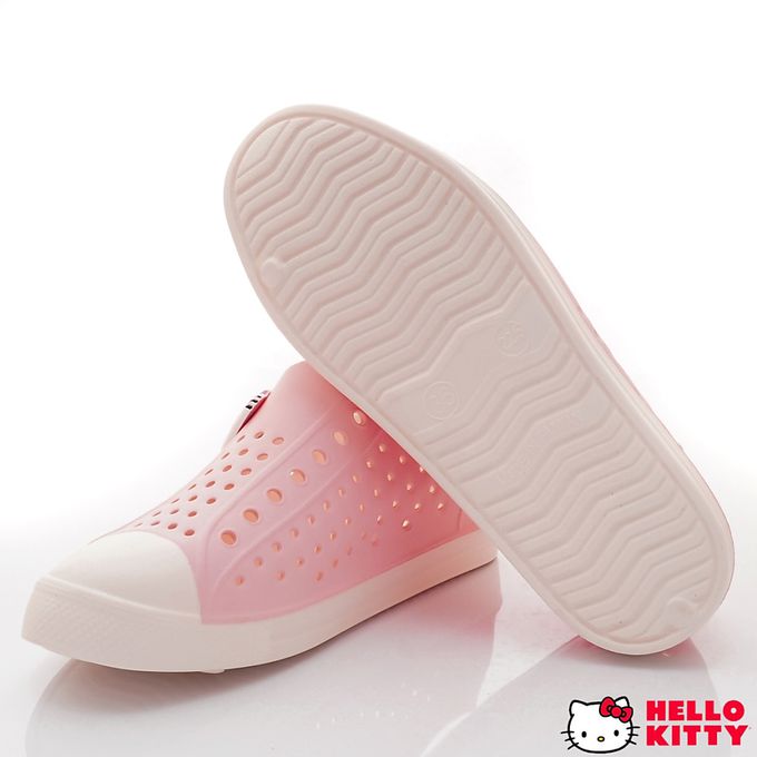 HELLO KITTY - HELLO KITTY-洞洞休閒便鞋-823638粉(中大童段)-休閒鞋-粉