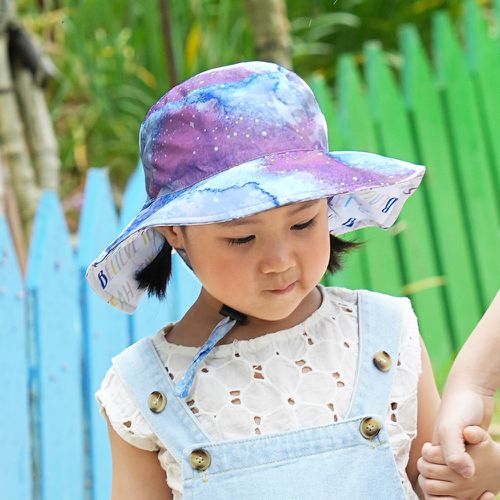 炫彩呢喃雙面帽UPF50+ (3-10歲(頭圍46-56cm))