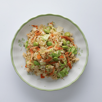 GREEN & SAFE 永豐餘生技 - 毛豆櫻花蝦糙米菜飯-150g/包