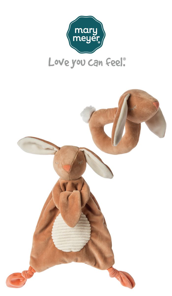 美國 MaryMeyer 蜜兒 - 咪兔臻藏禮盒（手搖鈴＋安撫巾）